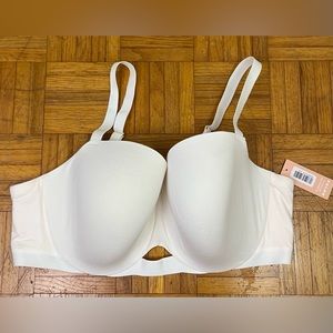 NWT Thirdlove 24/7 Cotton T-Shirt Bra Ivory Size 44C